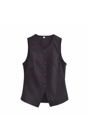 ‘ Joseph’ Slim V-Neck Linen Vest Top
