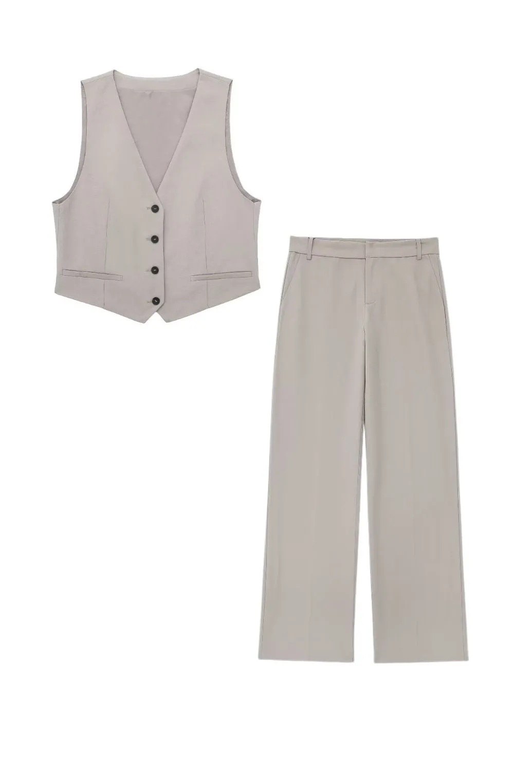 ' Noah' Slim-Fit Crop Top & Pants  (Sold Separately)