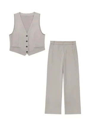 ' Noah' Slim-Fit Crop Top & Pants  (Sold Separately)