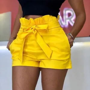 5XL Women's High Waist Casual Shorts for Summer Streetwear
