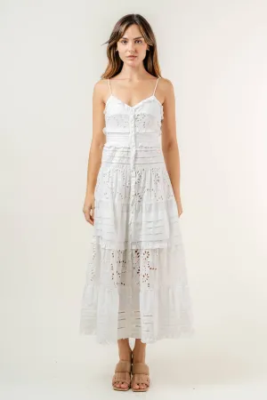 Abigail White Eyelet Dress