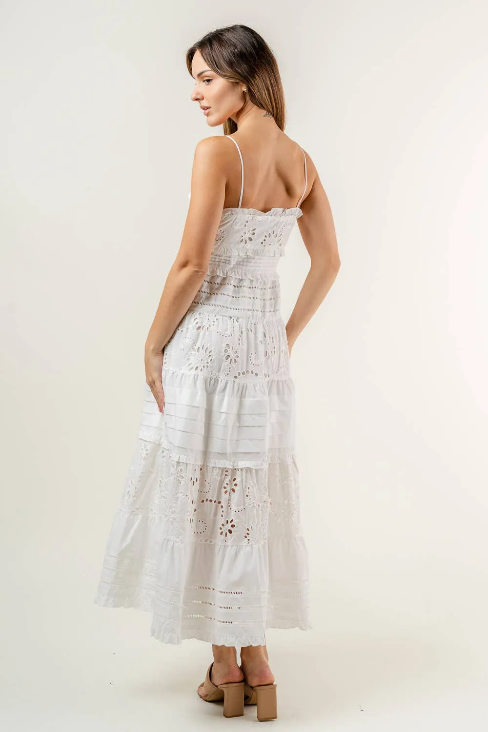 Abigail White Eyelet Dress