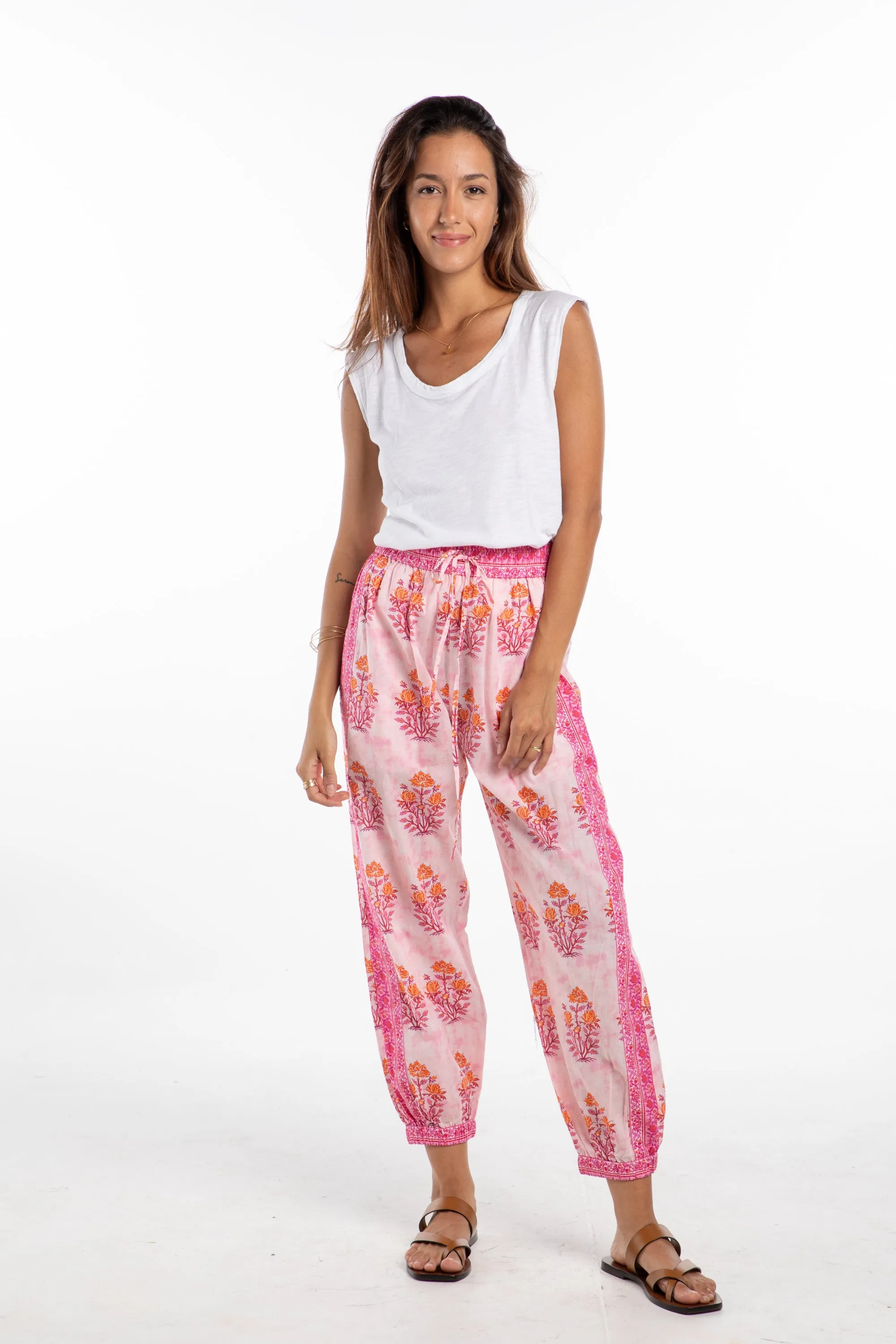 Alani Pants. Pink/Orange