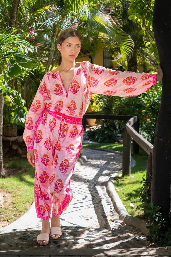 Alani Pants. Pink/Orange