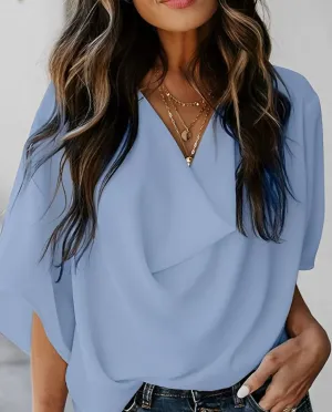 Albertha Blouse | Loose Chiffon Blouse