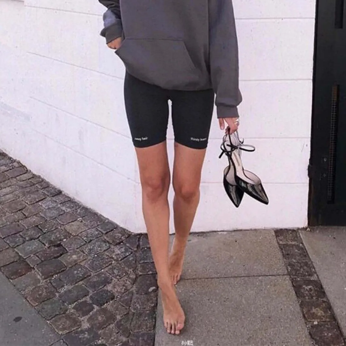 Athleisure Fitted Slim Sexy Fitness Cycling Shorts