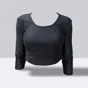 ATHLU L/S Cropped Top with Mesh Back