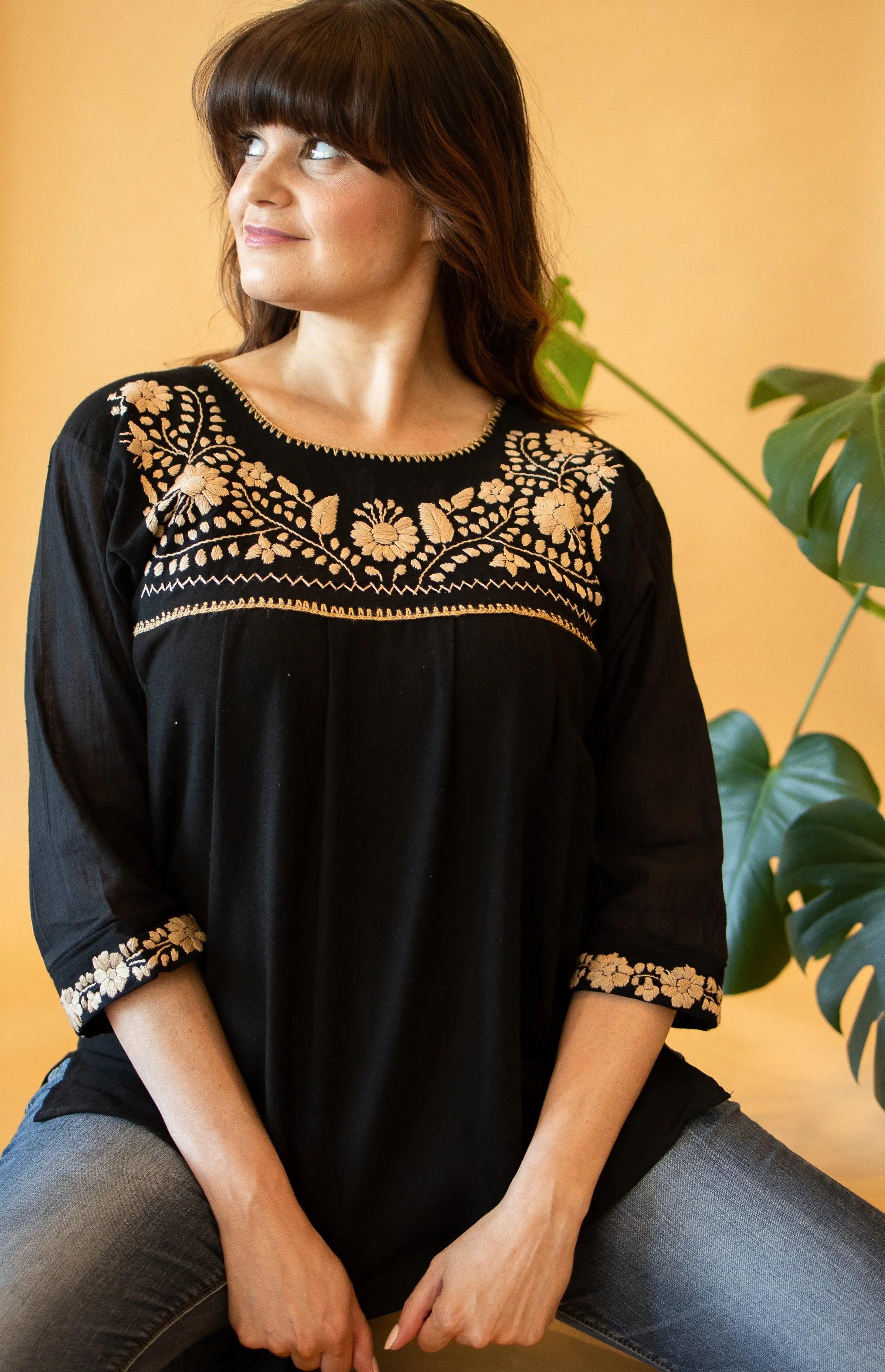 Azalea Blouse - 3/4 Sleeve