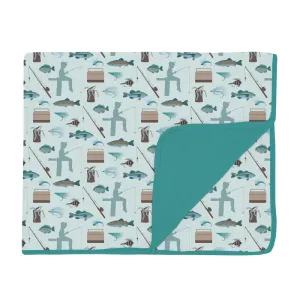 Bamboo Toddler Blanket - Fresh Air Fishing