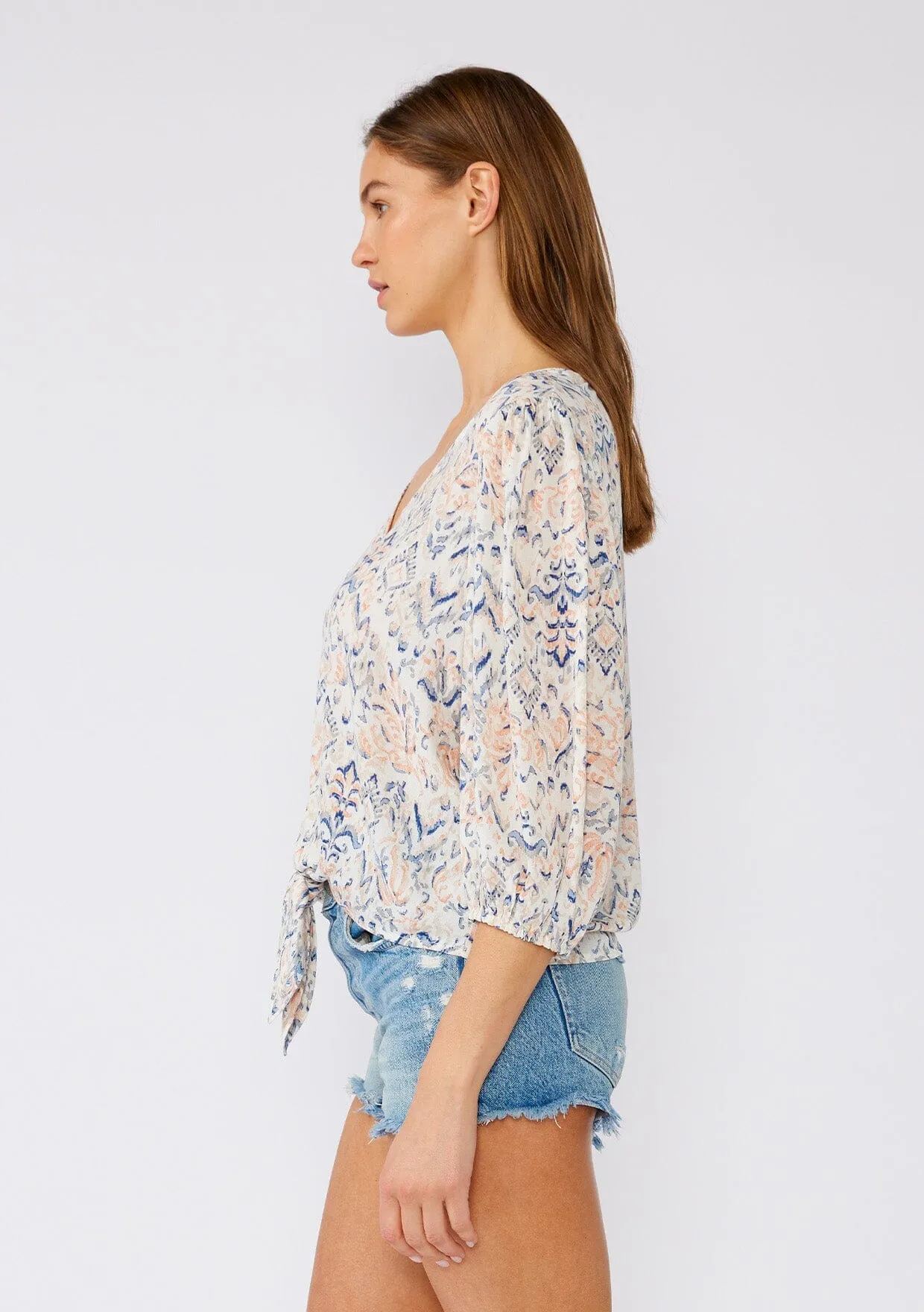 Bara Tie Front Top
