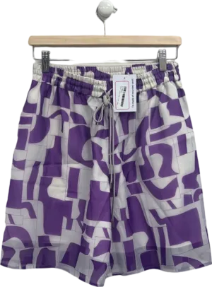 Baum Und Pferdgarten Purple Printed Shorts UK M
