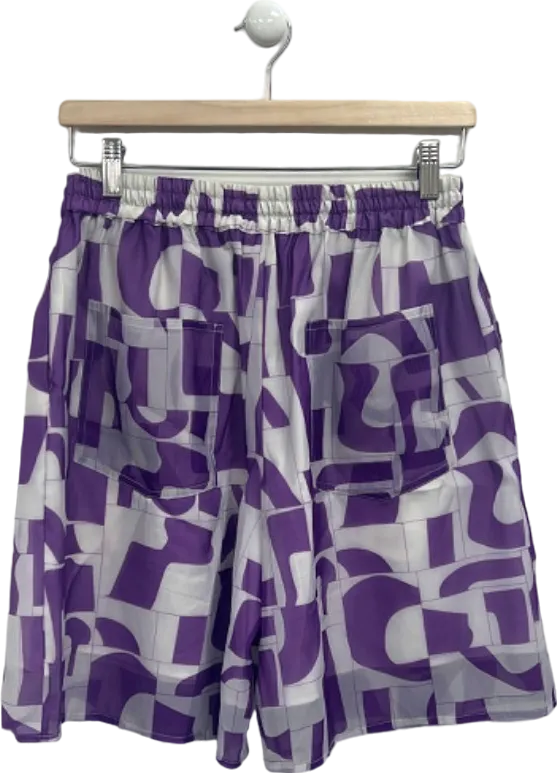 Baum Und Pferdgarten Purple Printed Shorts UK M