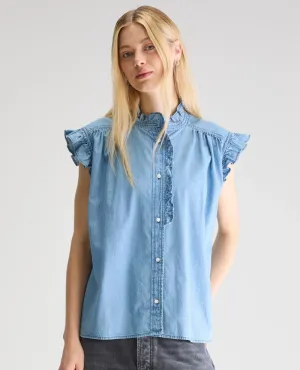 Bellerose Coyote Chambray Blouse