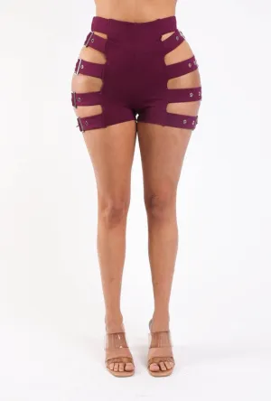 Belted Detailed Shorts