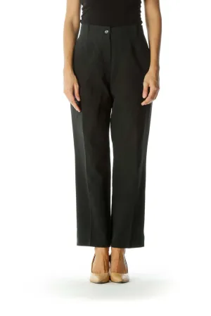 Black 100% Cotton Fresh Luxury Pants