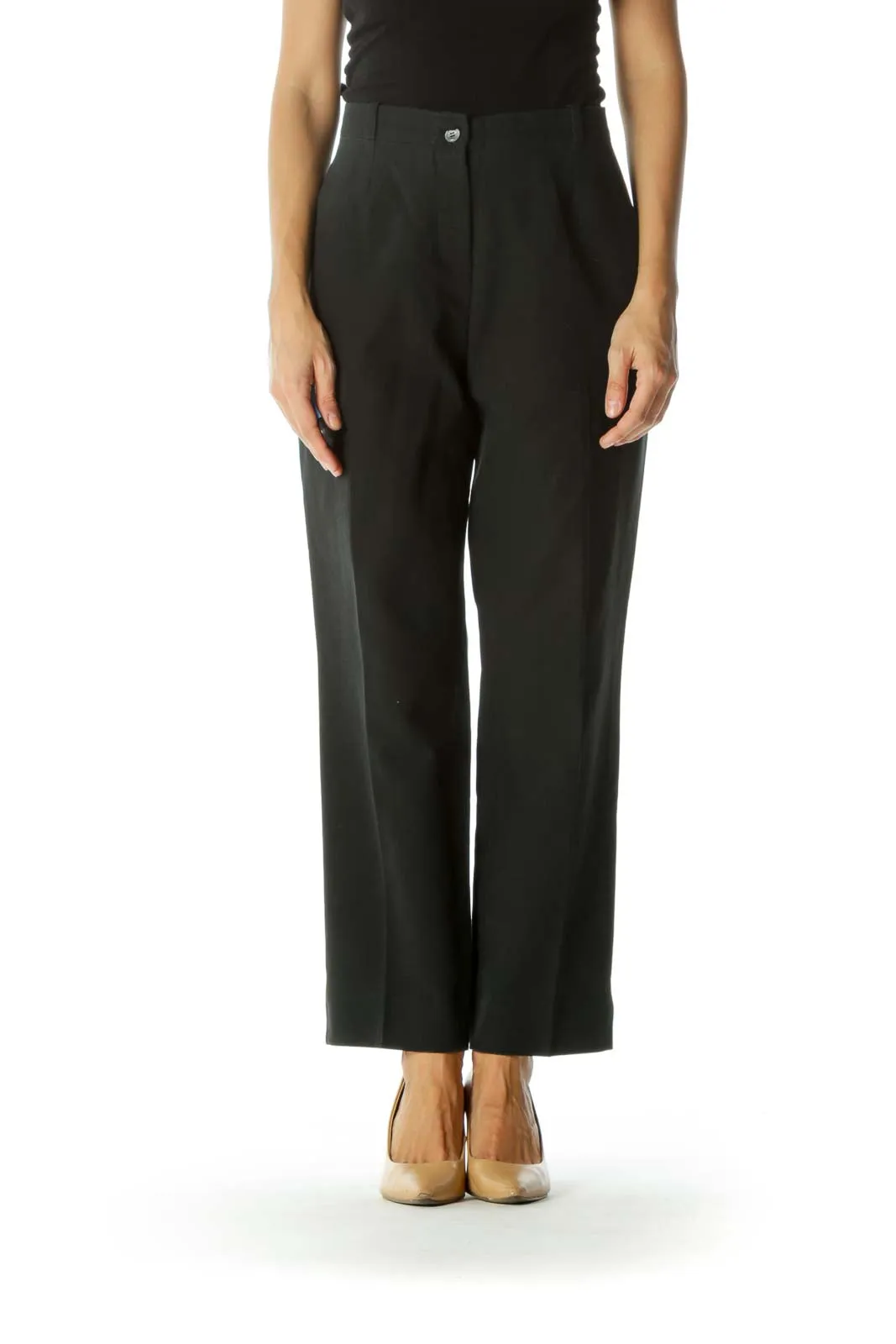 Black 100% Cotton Fresh Luxury Pants