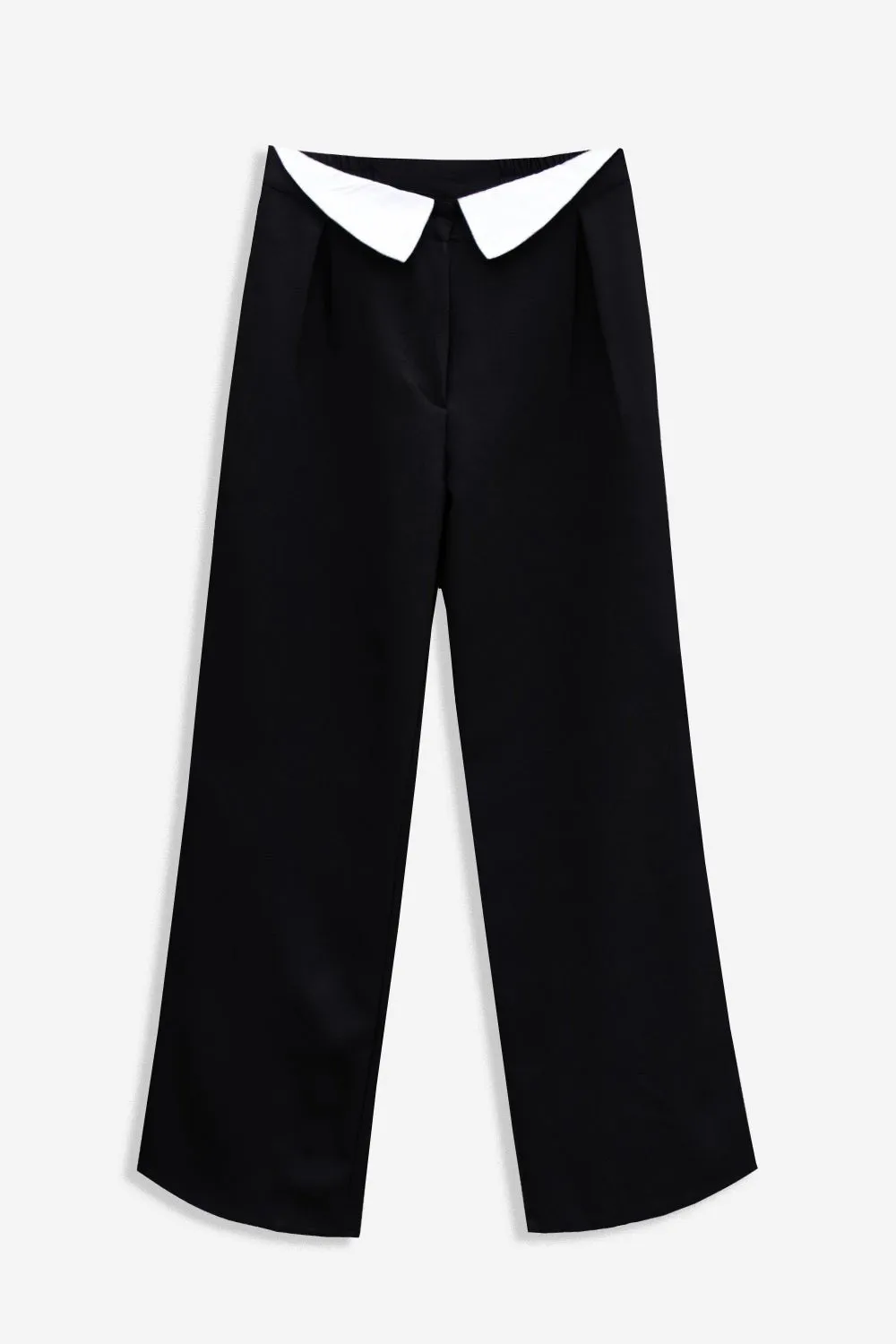Black Rory Tailored Korean Trouser