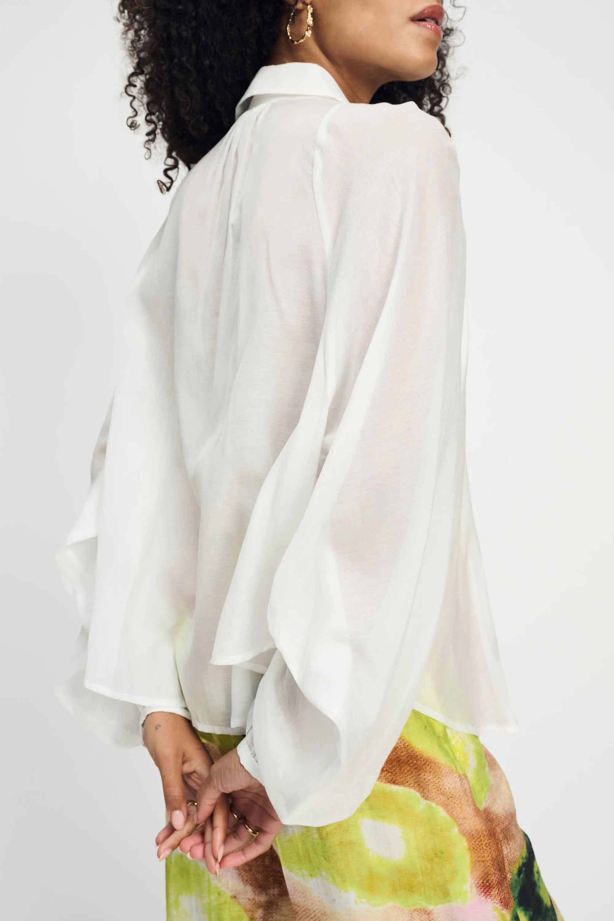 BLOUSE - Lena Crispy White