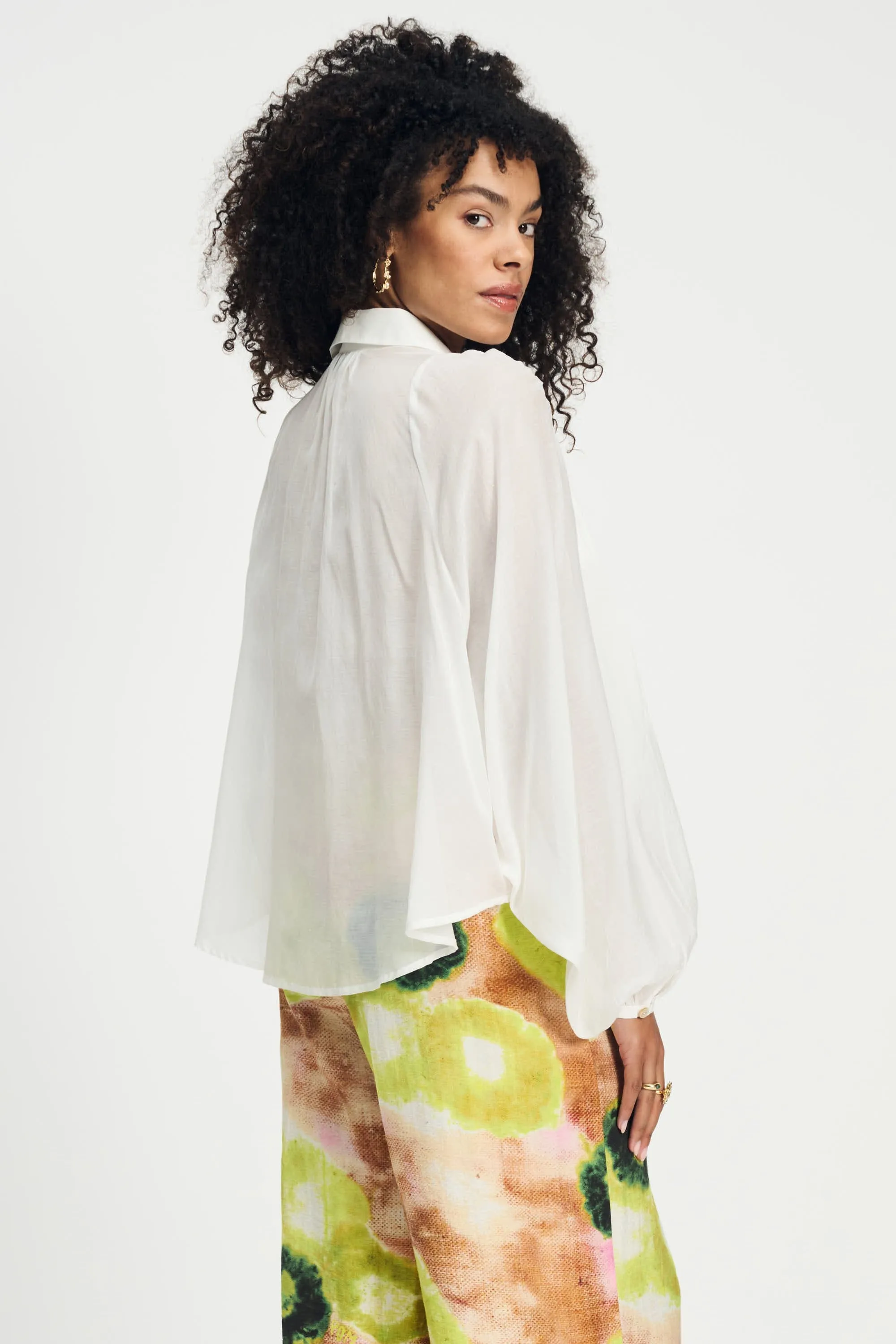 BLOUSE - Lena Crispy White