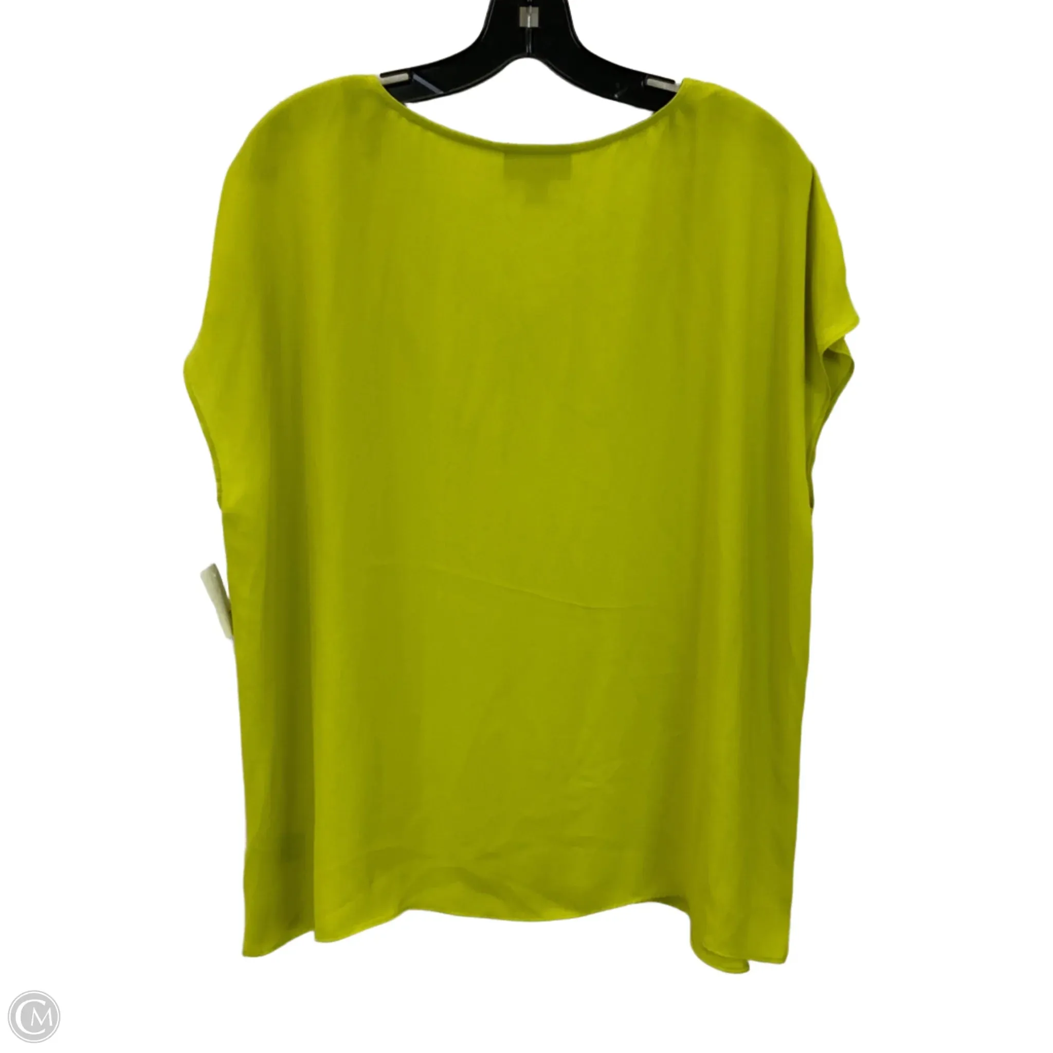 Blouse Sleeveless By Bold Elements In Green, Size: Xl