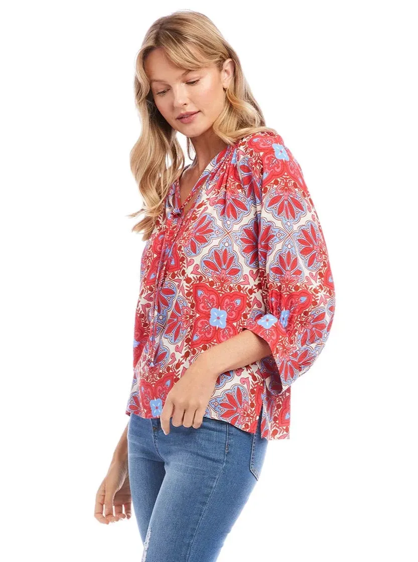Blouson Sleeve Top [PRT-1L45241]
