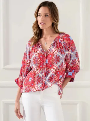 Blouson Sleeve Top [PRT-1L45241]