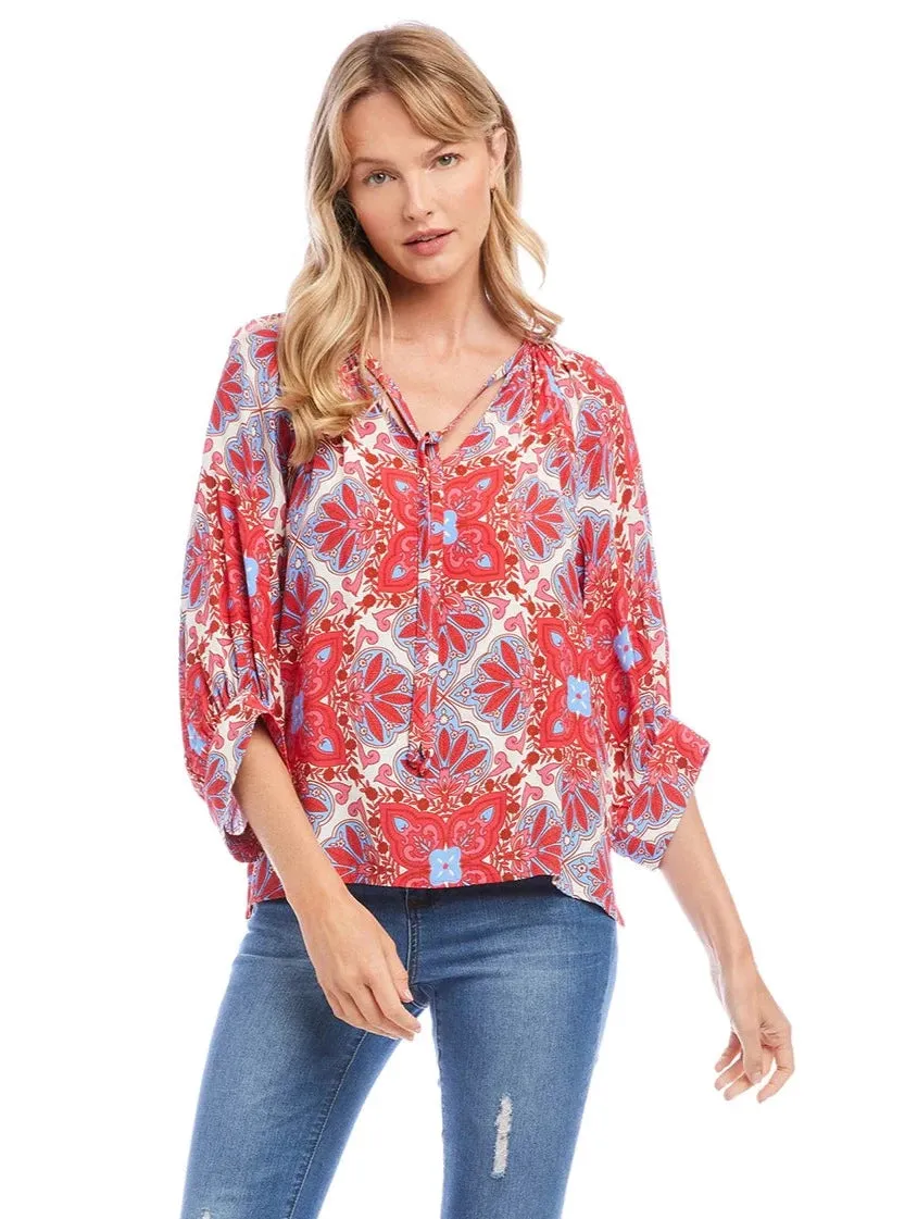 Blouson Sleeve Top [PRT-1L45241]