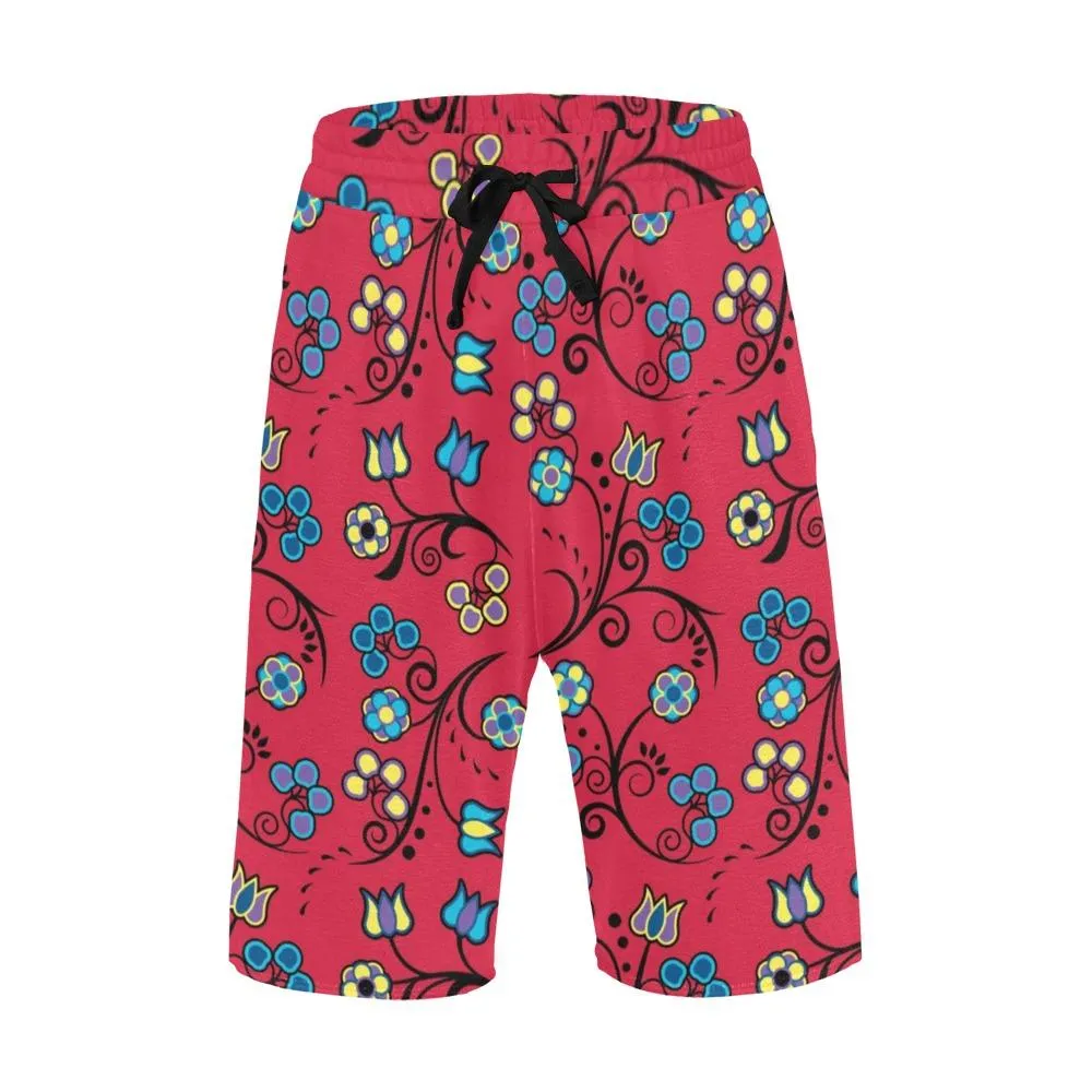 Blue Trio Cardinal Men's Casual Shorts