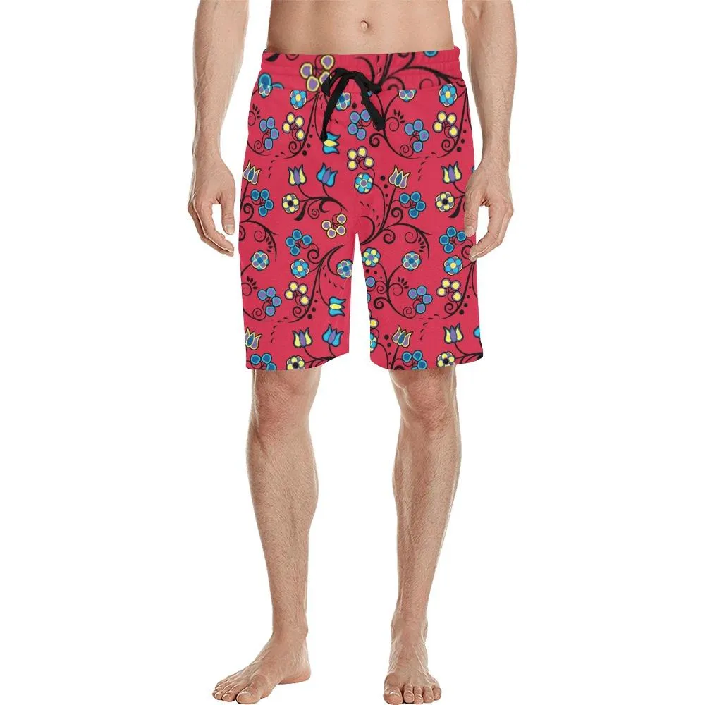 Blue Trio Cardinal Men's Casual Shorts