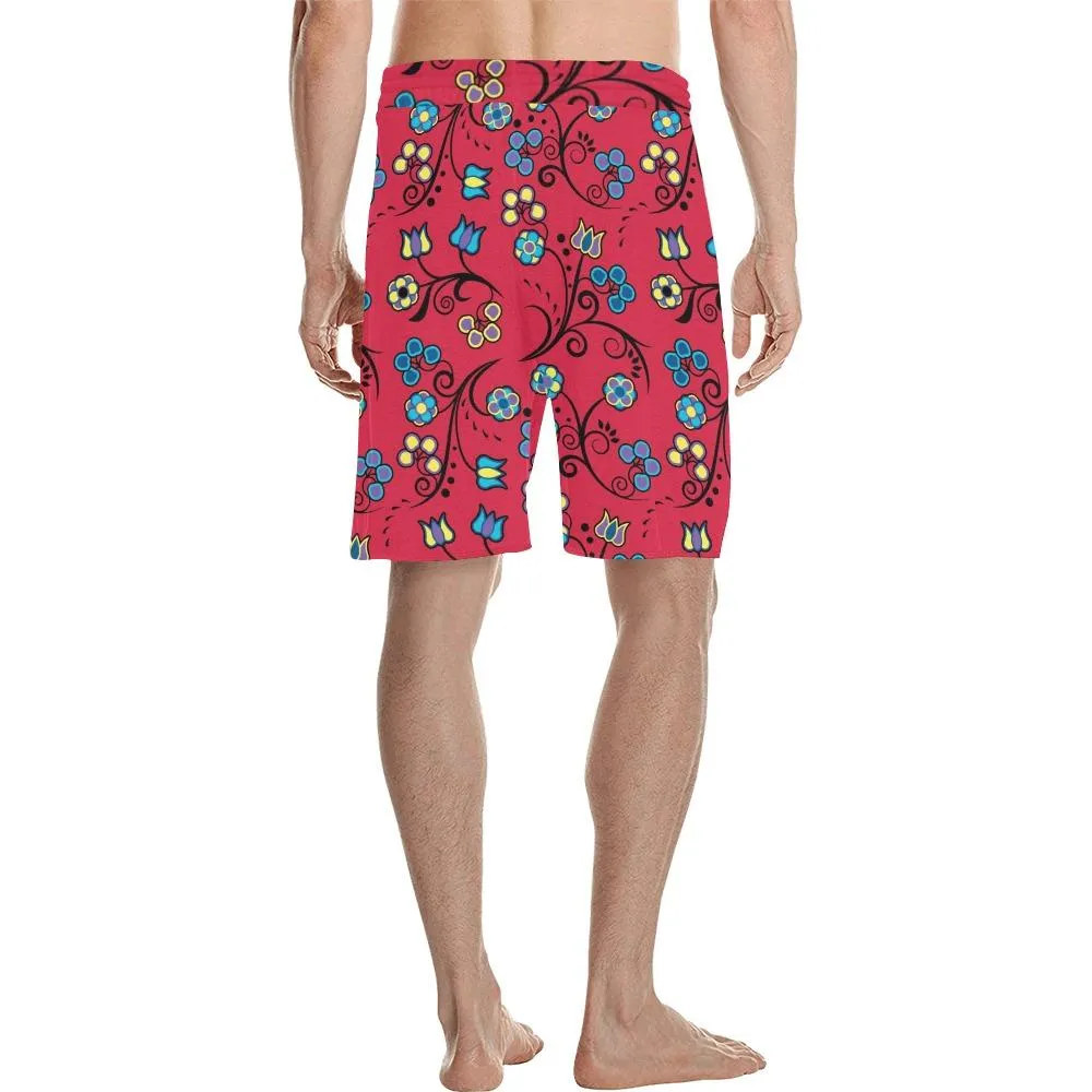 Blue Trio Cardinal Men's Casual Shorts