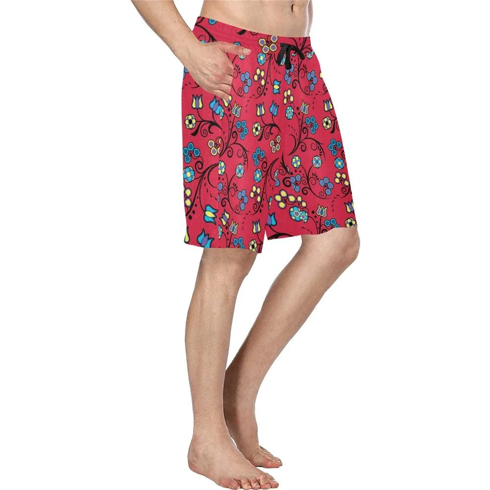 Blue Trio Cardinal Men's Casual Shorts