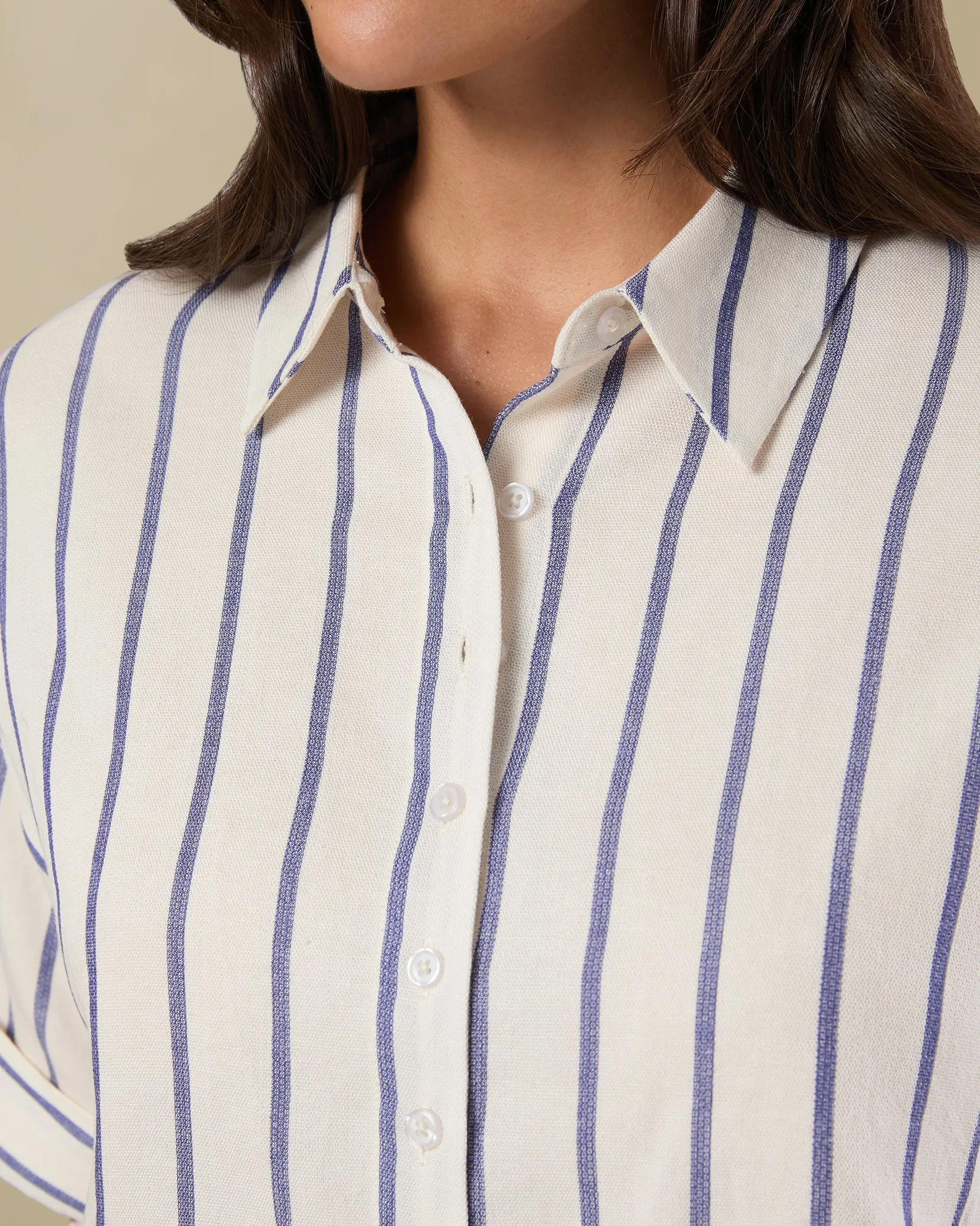 Boxy Cropped Shirt