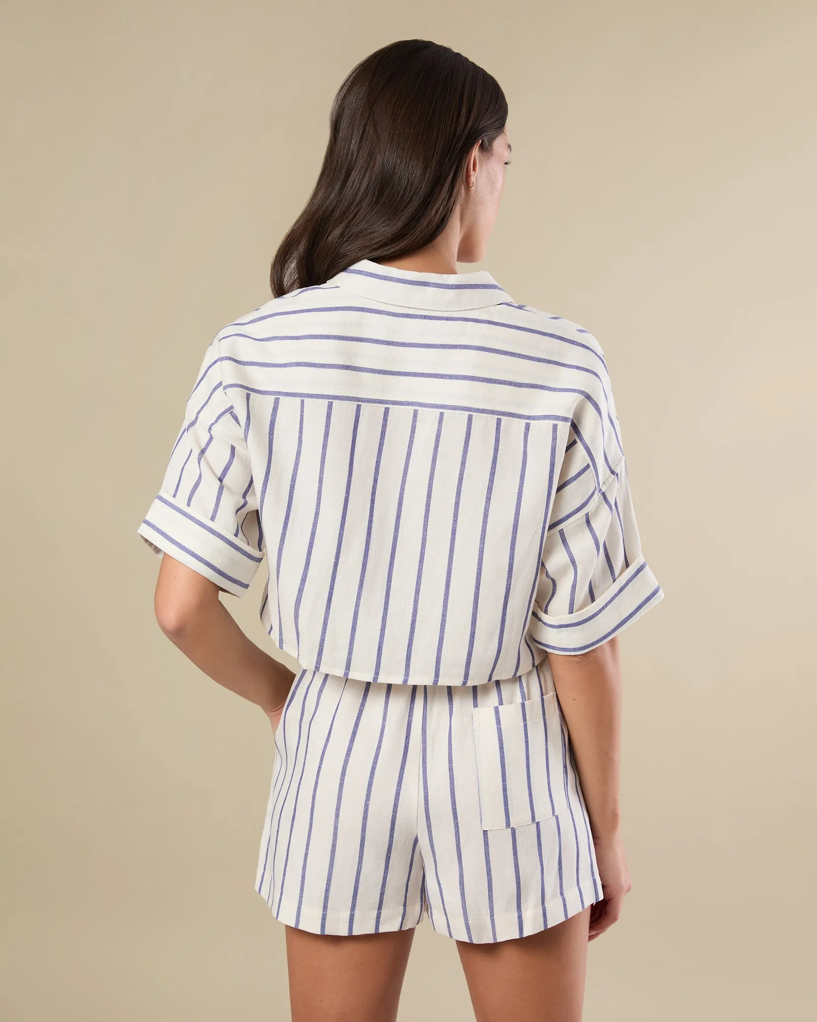 Boxy Cropped Shirt