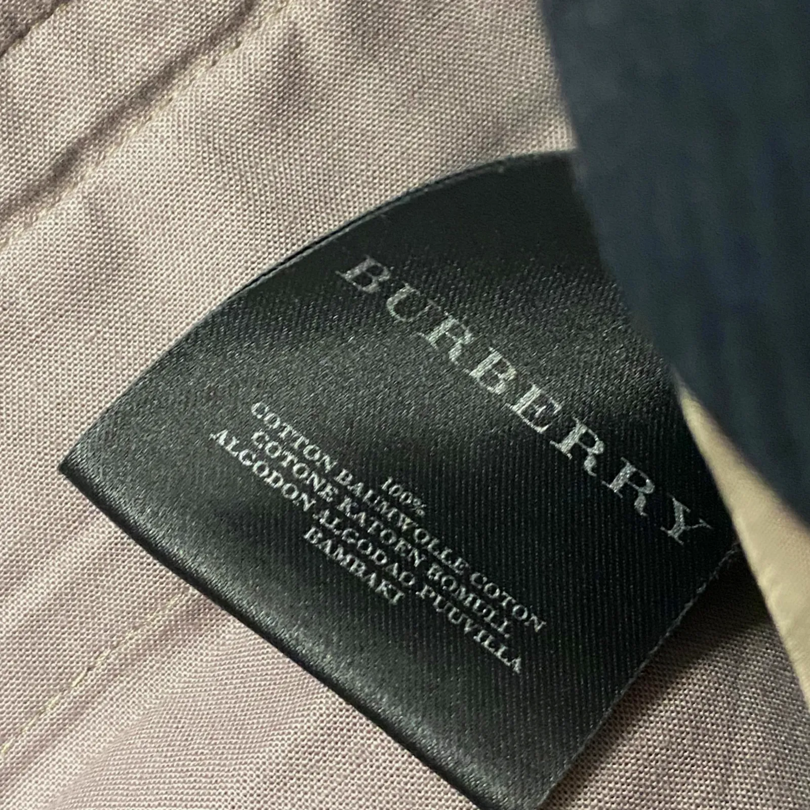 Burberry Men's Taupe Cotton Smart Pants