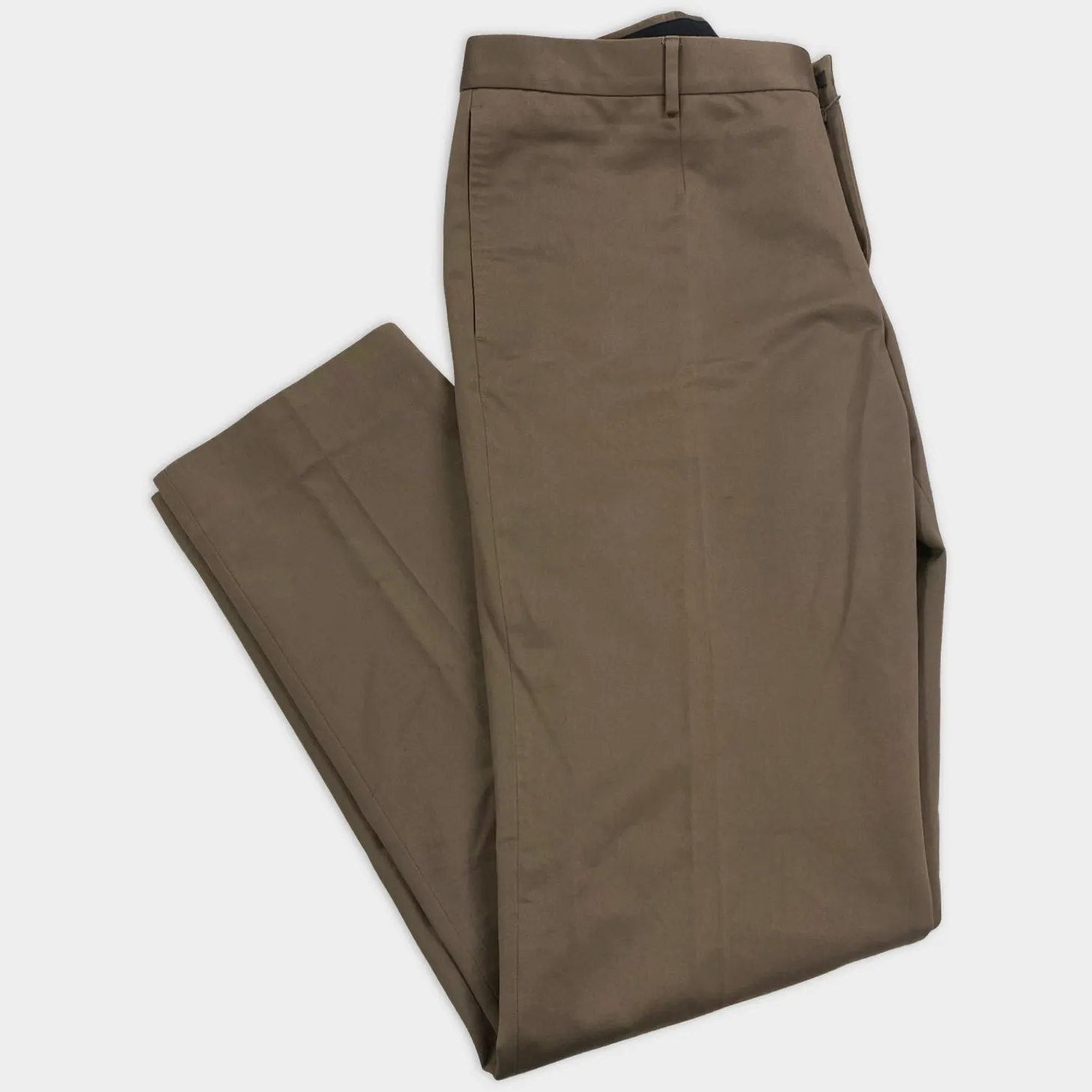 Burberry Men's Taupe Cotton Smart Pants