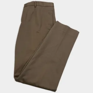 Burberry Men's Taupe Cotton Smart Pants