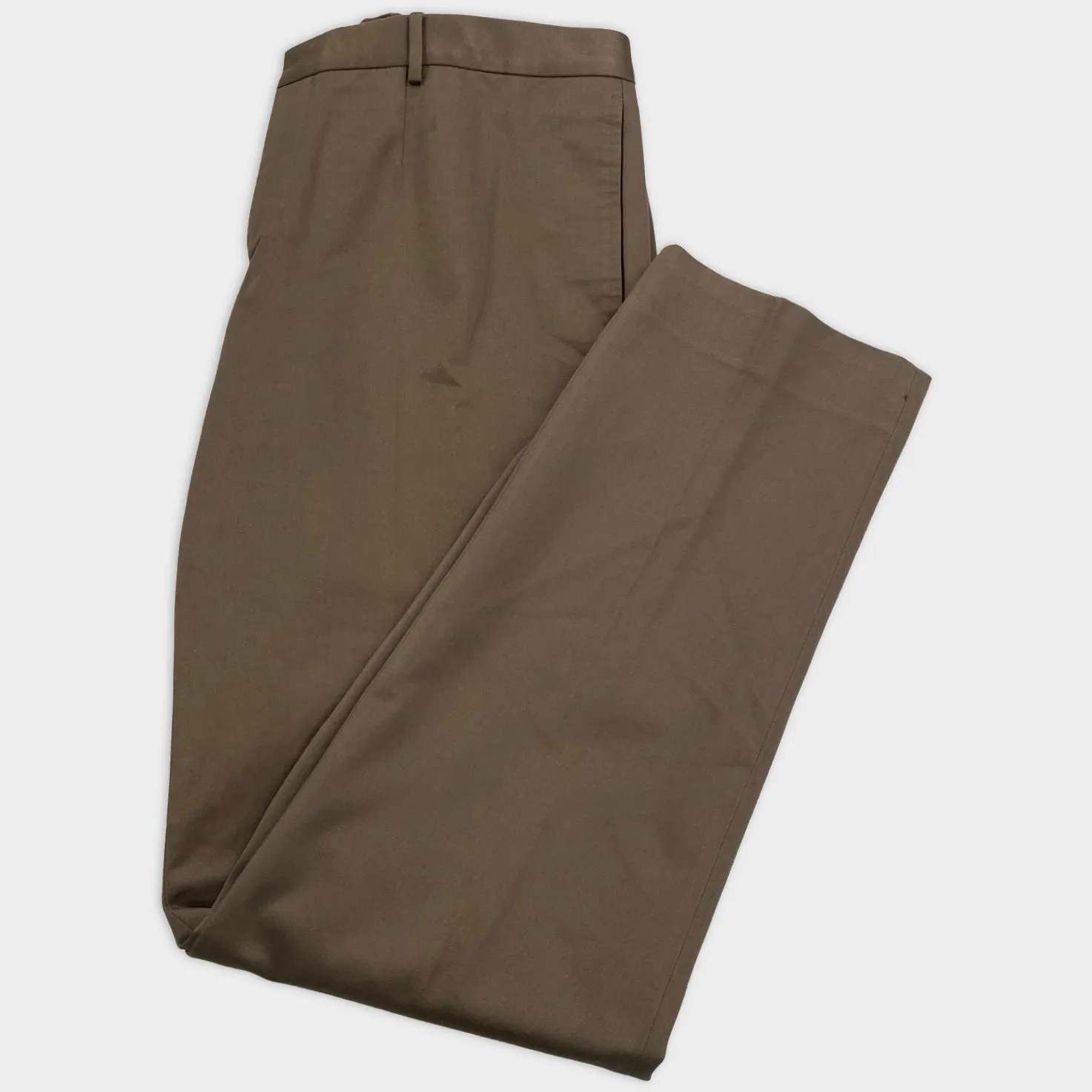 Burberry Men's Taupe Cotton Smart Pants