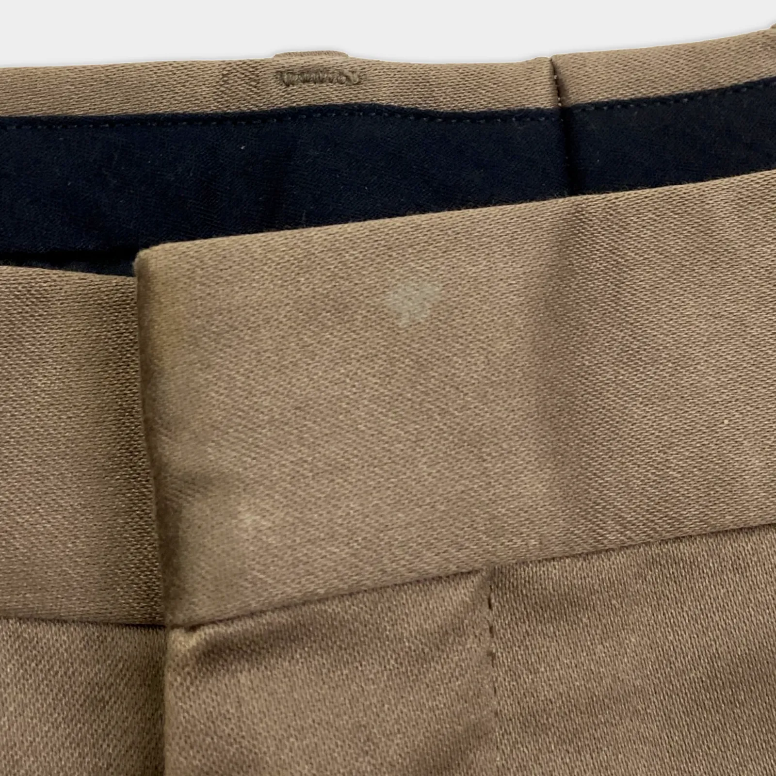 Burberry Men's Taupe Cotton Smart Pants