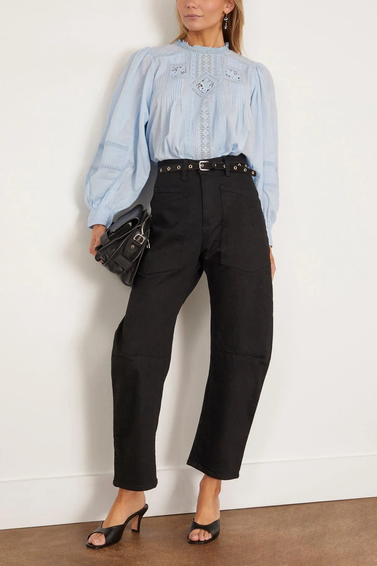 Calin Blouse in Ciel