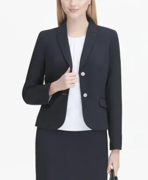 Calvin Klein Womens Two-Button Blazer Jacket CSE2689O