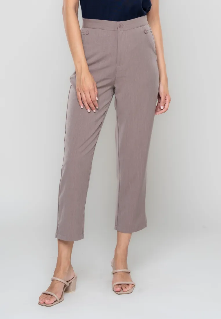 Cameron Button Detailed Pants
