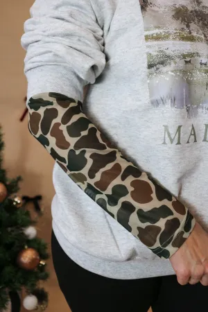 Can't See Camo Mesh Top