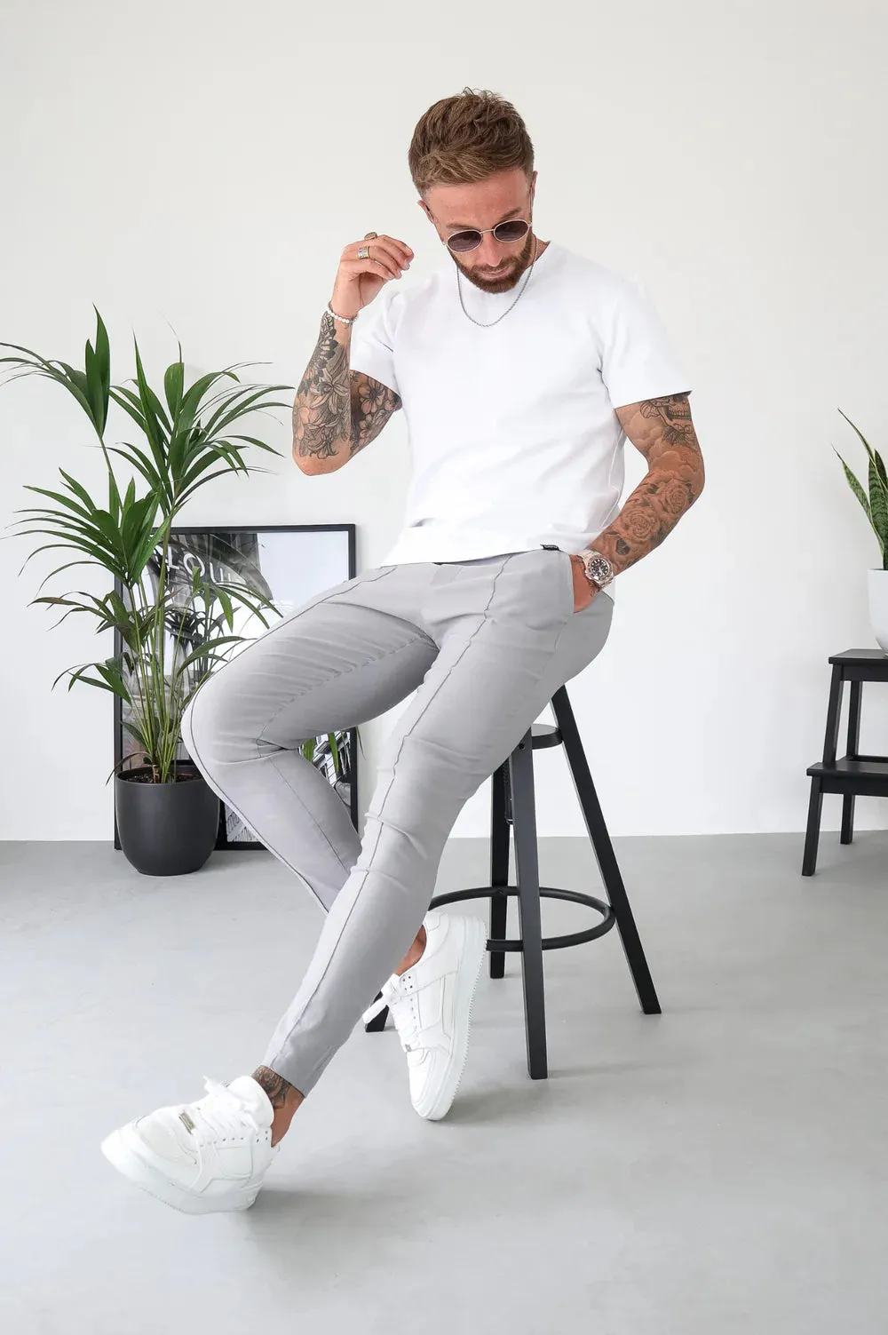 Capo SMART ACTIVE STRETCH Trouser PANT - Grey