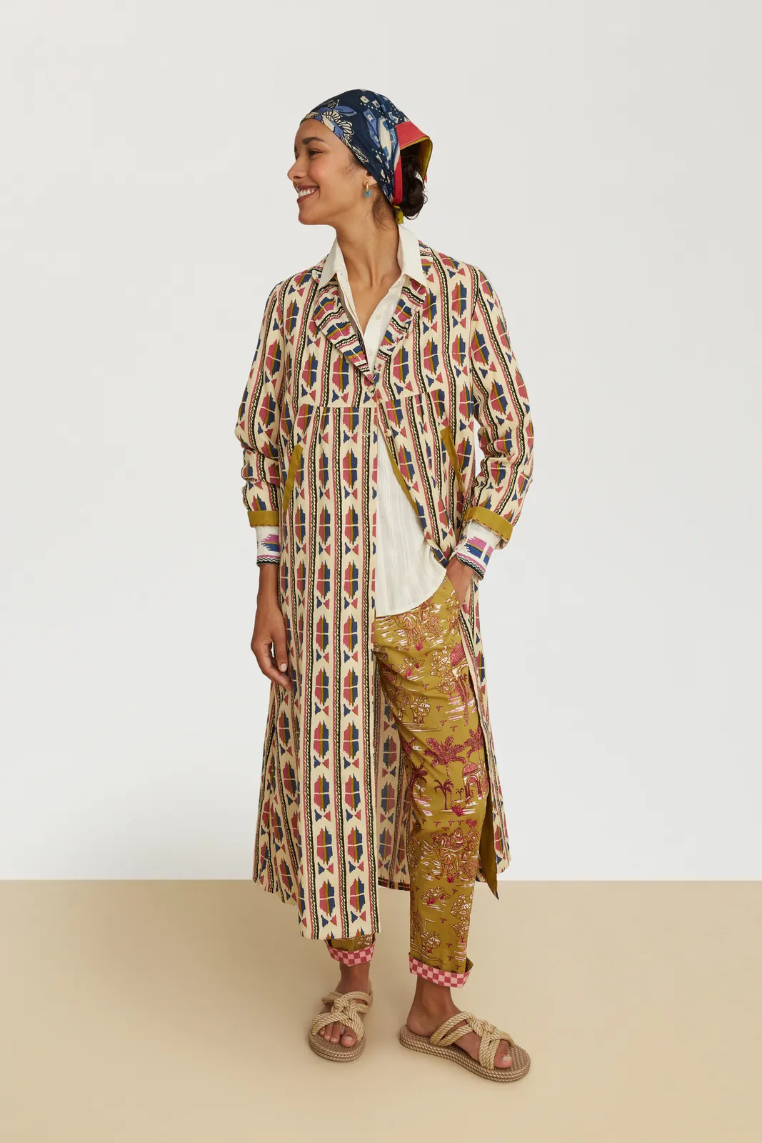 Capri Pant in Chutney