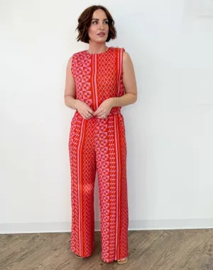 Capri Printed Pull on Pant