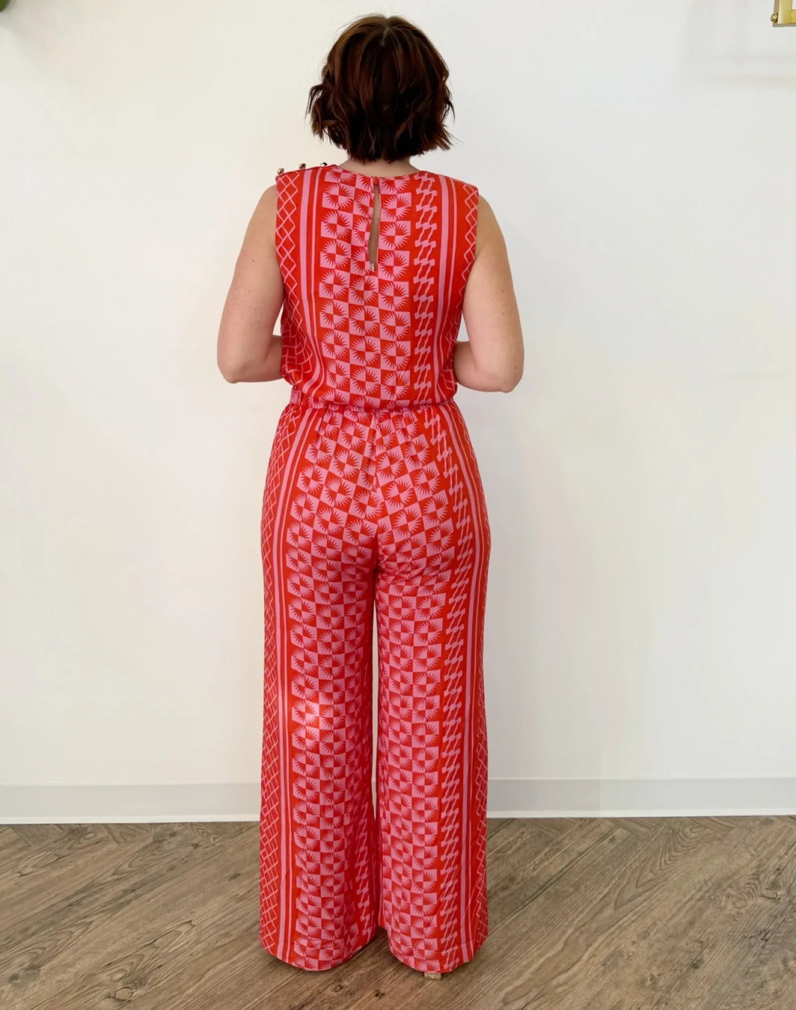 Capri Printed Pull on Pant