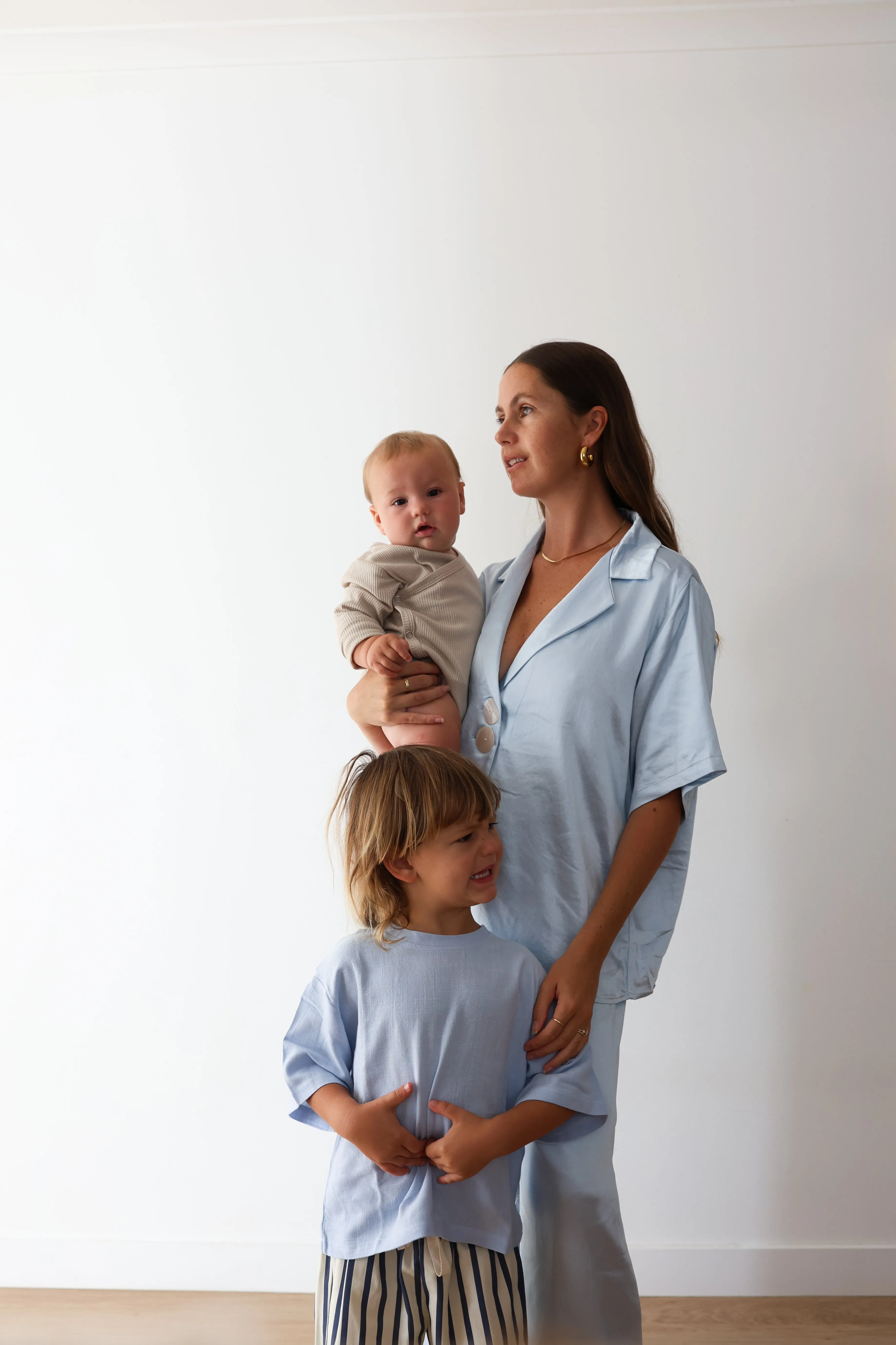 Casper Relaxed Tee - Sky