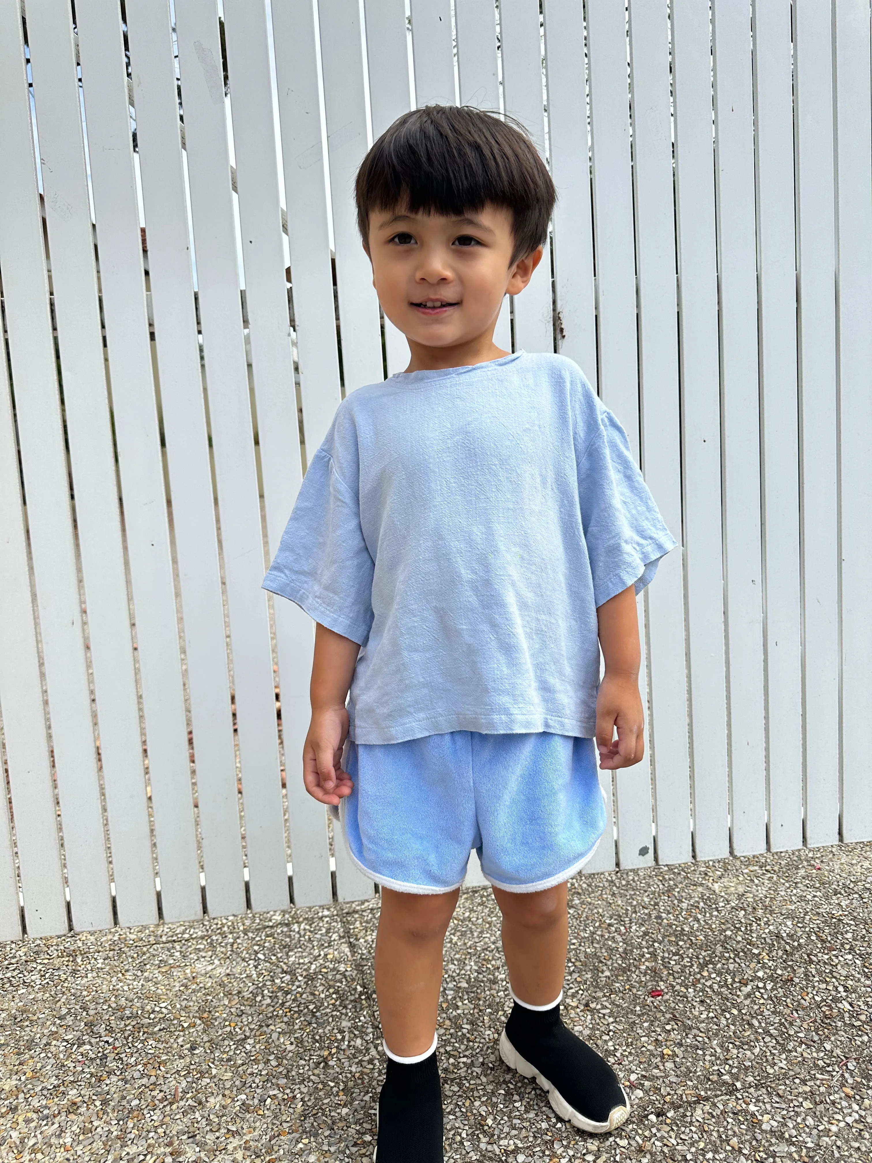 Casper Relaxed Tee - Sky