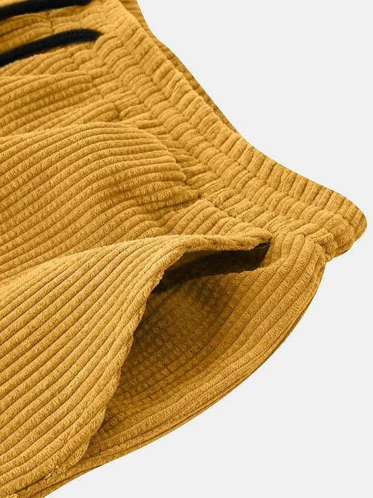 Casual Pocket Detail Plain Beach Shorts