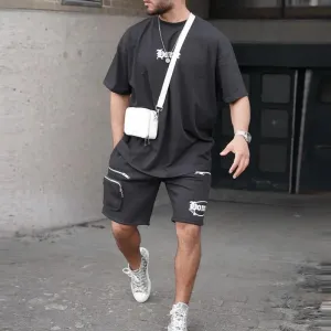 Casual T-shirt Shorts Set